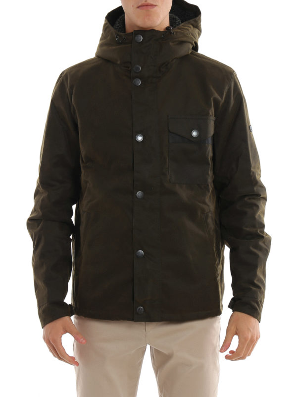 The Best Shops BARBOUR: casual jackets - Kevlar waxed cotton jacket